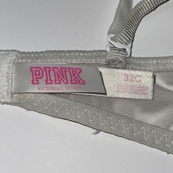 Victoria’s Secret PINK White Lace Date Push Up Bra - Picture 4 of 5